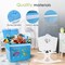 Two Pcs Toy Chest for Boys Girls 18x16x14 Inch, Baby Shark, Collapsible Dinosaur Toy Box with Lid, Blue, Kids Toy Box for Boys Girls